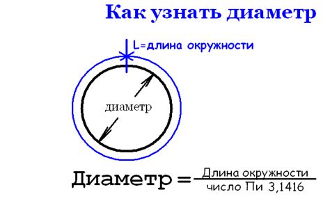 Как определить диаметр